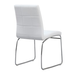 Silla BERTA, cromada