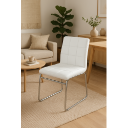 Silla BERTA, cromada