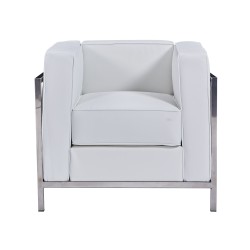 Sillón LOBBY, acero inoxidable