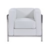 Sillón LOBBY, acero inoxidable