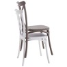 Silla CORFÚ, apilable, tratamiento anti UV