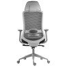 Sillón de oficina ARANJUEZ, alto, gris, ergonómico, multifunción