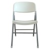 Silla BEACH, plegable, metal plata