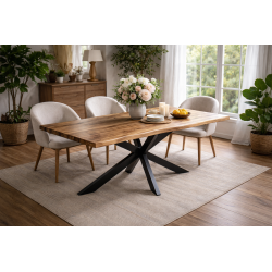 Mesa TOLEDO 150, metal negro