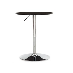 Mesa MABEL, graduable, tapa soft negra