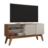 Mueble TV PREMIUM, matte y blanco roto