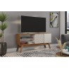 Mueble TV PREMIUM, matte y blanco roto
