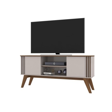 Mueble TV VITTA, blanco roto y matte