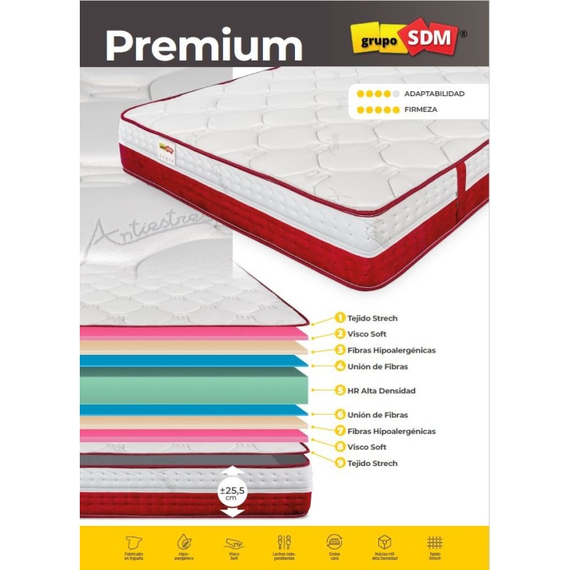 Colchón PREMIUM SDM