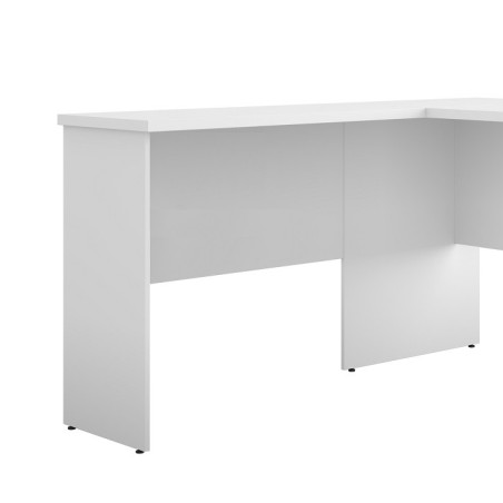 Mesa auxiliar ECO, bilaminado color platino