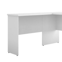 Mesa auxiliar ECO, bilaminado color platino