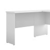 Mesa auxiliar ECO, bilaminado color platino
