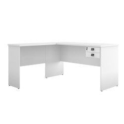 Mesa auxiliar ECO, bilaminado color platino