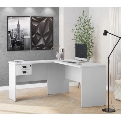Mesa auxiliar ECO, bilaminado color platino