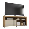 Mueble TV NEW JOY, buriti y blanco roto