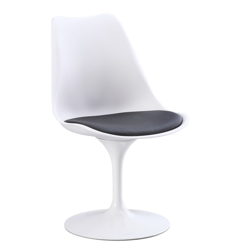Silla TUL MT, metal, polipropileno blanco