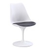 Silla TUL MT, metal, polipropileno blanco