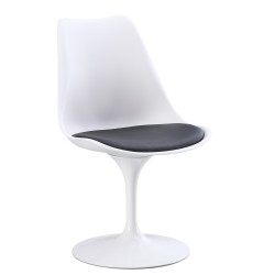 Silla TUL MT, metal, polipropileno blanco