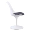 Silla TUL MT, metal, polipropileno blanco