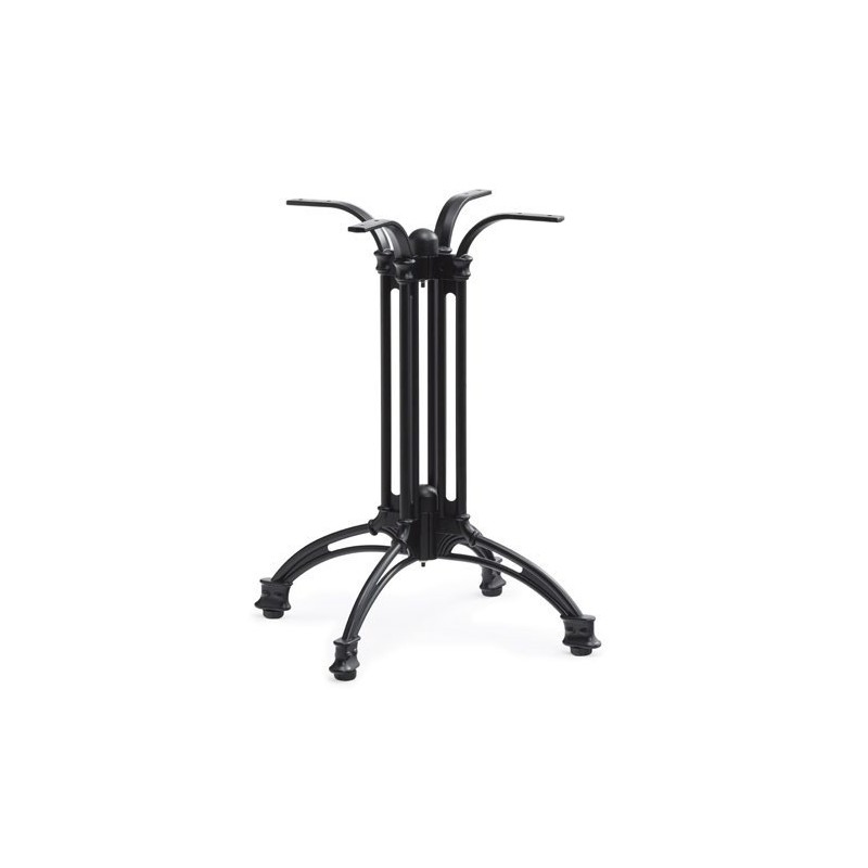 Base de mesa EIFFEL NEW-4, aluminio, 4 pies, negra