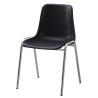 Silla CARCASA, apilable, cromada