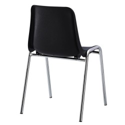 Silla CARCASA, apilable, cromada