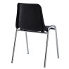 Silla CARCASA, apilable, cromada