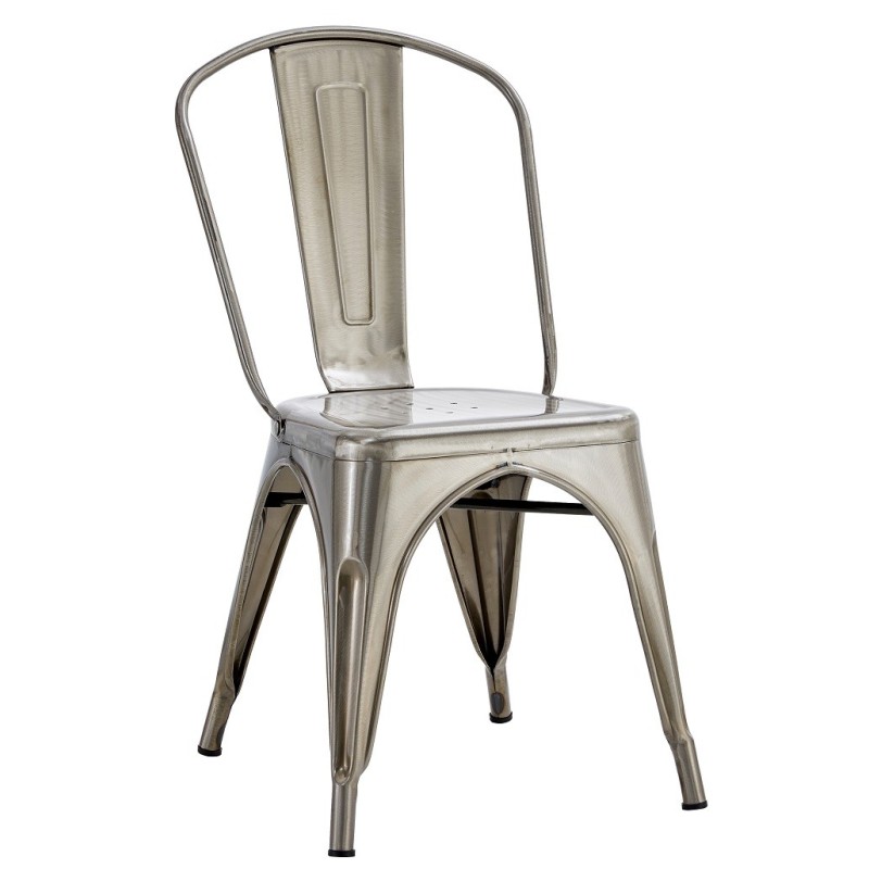 Silla TOL EK BRUSHED, acero