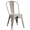 Silla TOL EK BRUSHED, acero