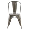 Silla TOL EK BRUSHED, acero