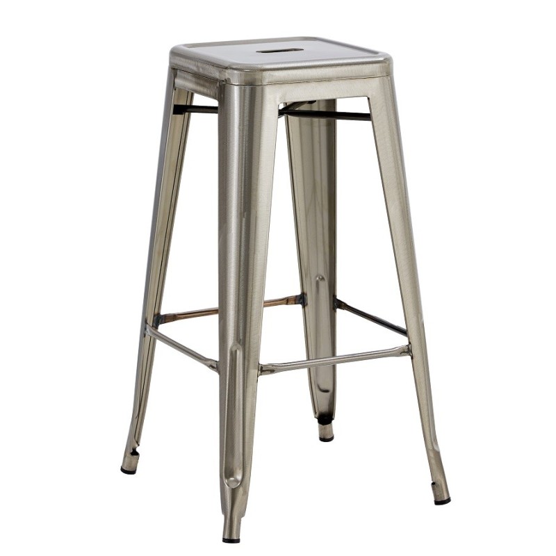 Taburete TOL EK BRUSHED, acero