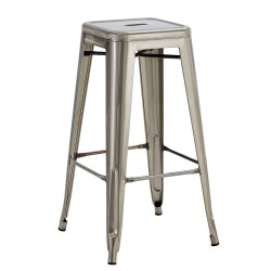 Taburete TOL EK BRUSHED, acero