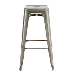 Taburete TOL EK BRUSHED, acero