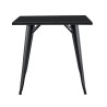 Mesa TOL EK LIMITED, acero, negra