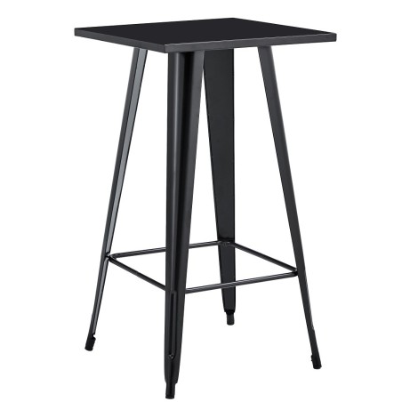Mesa alta TOL EK LIMITED, acero, negra