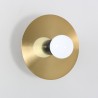 Aplique GRUND, metal dorado y negro