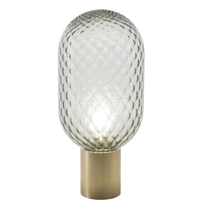 Lámpara GERA SOH43, sobremesa, aluminio, dorada
