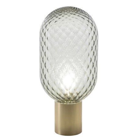 Lámpara GERA SOH43, sobremesa, aluminio, dorada