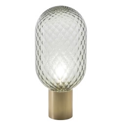 Lámpara GERA SOH43, sobremesa, aluminio, dorada