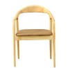 Sillón BALCANES, madera de haya, natural