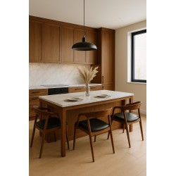 Sillón BALCANES, madera de haya, nogal