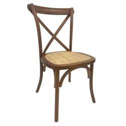 Silla CROSS SX, madera de haya, nogal
