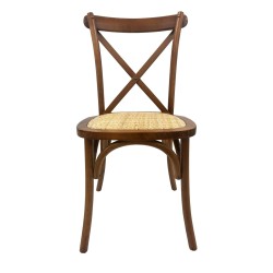 Silla CROSS SX, madera de haya, nogal