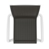 Sillón NEPTUNO, apilable, polipropileno blanco