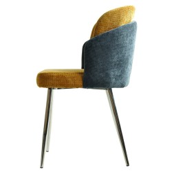 Silla DRESDE, cromada