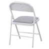 Silla SMART, plegable, metal, epoxi blanco