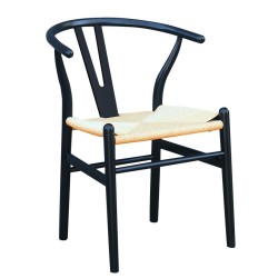 Silla WISH, madera de haya, negro