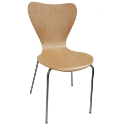 Silla JACOBO, apilable, cromada