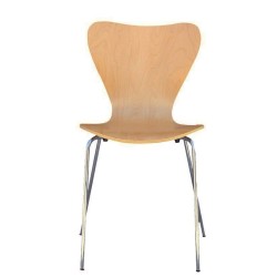 Silla JACOBO, apilable, cromada
