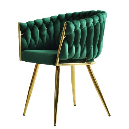 Sillón KING, metal dorado